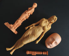 红蜡@@公仔@@3d打印@@样品@@